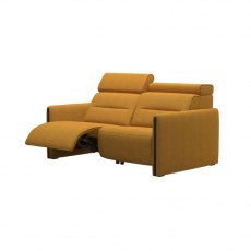Emily Wood Recliner Sofa | Fabric