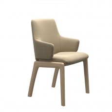 Laurel Low Back Dining Armchair | D100 | Fabric