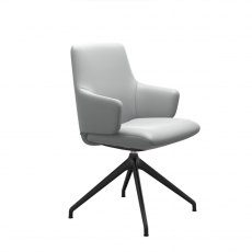 Laurel Low Back Dining Armchair | D350 | Leather