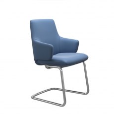Laurel Low Back Dining Armchair | D400 | Leather