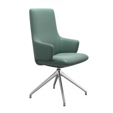 Laurel High Back Dining Armchair | D350 | Leather