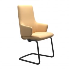 Laurel High Back Dining Armchair | D400 | Leather