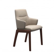 Mint Low Back Dining Armchair | D100 | Leather