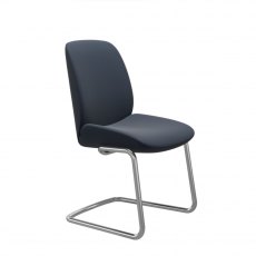 Bay Low Back Dining Chair | D400 | Leather