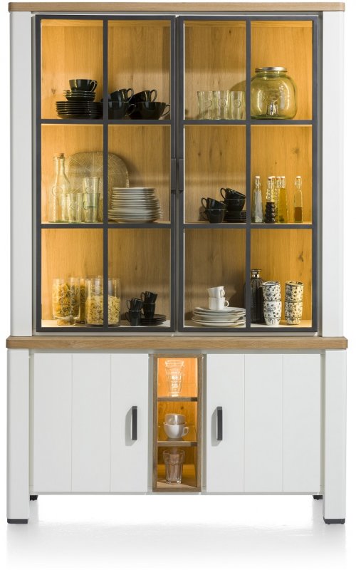 Habufa Arizona Dresser | Oak Railway Brown & White Lacquer