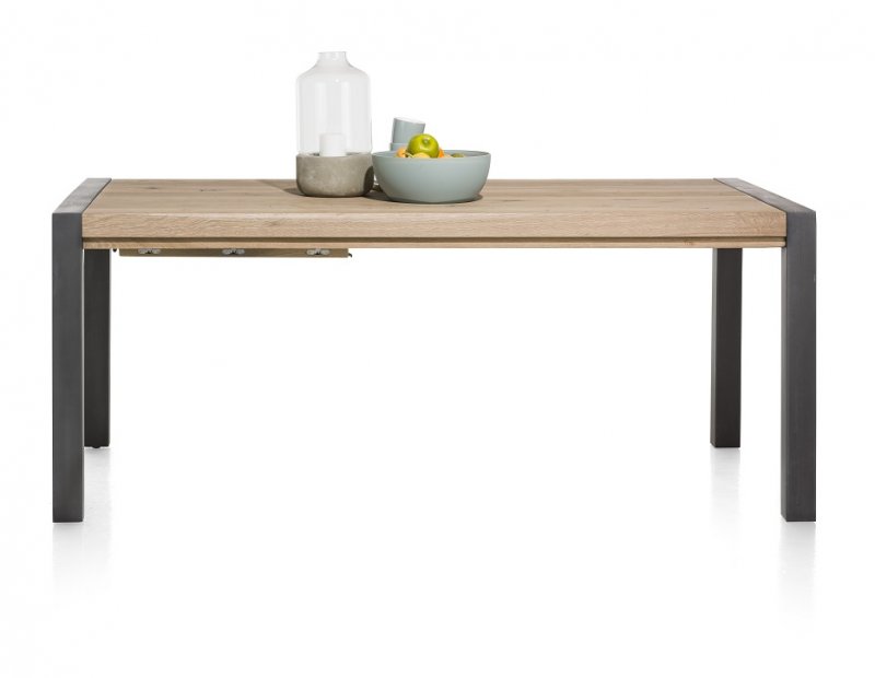 Habufa Brooklyn Extendable Dining Table | Oak Railway Brown