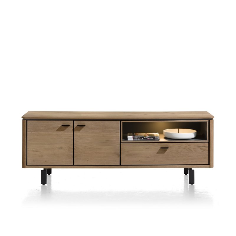 Habufa Livada Lowboard | Oak Railway Brown