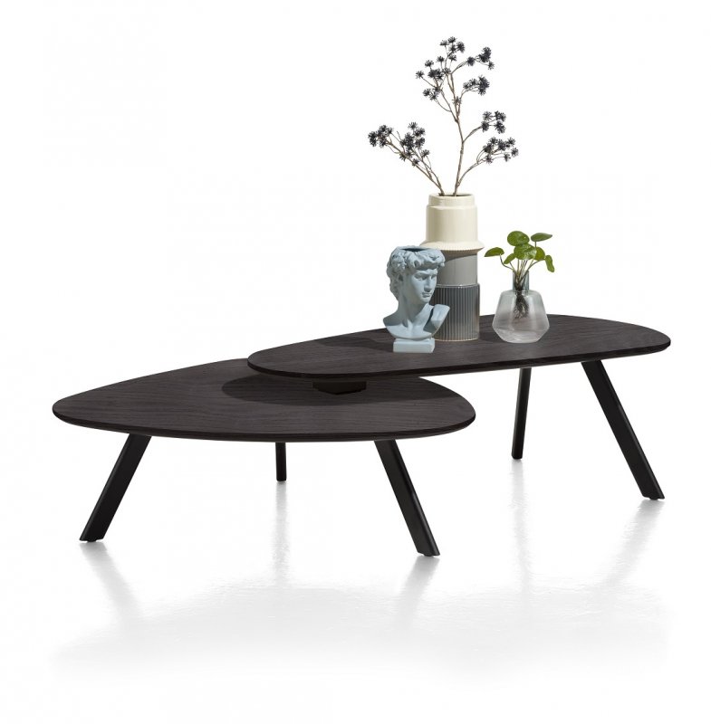 Habufa Livada Coffee Table Pair | Oak Onyx