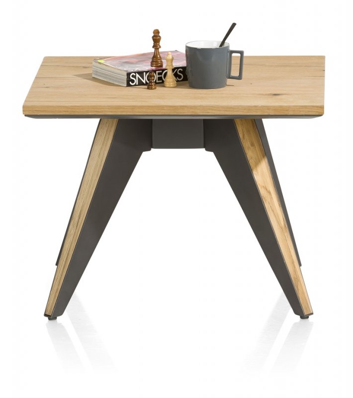 Pandey Tea Table Oak Railway Brown