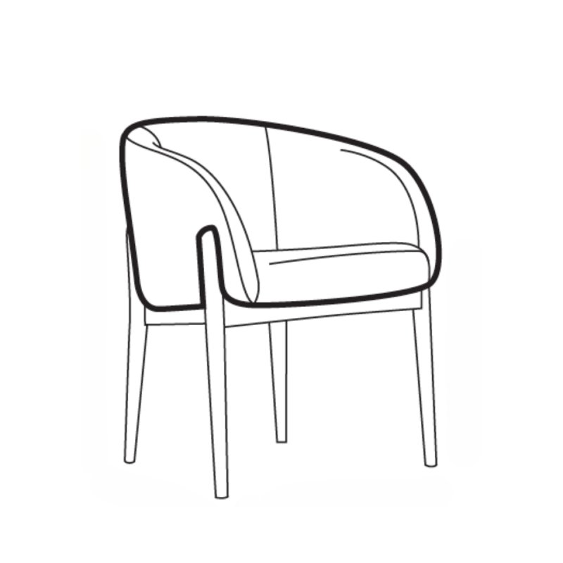 SITS Jenny Bistro Chair | Leather
