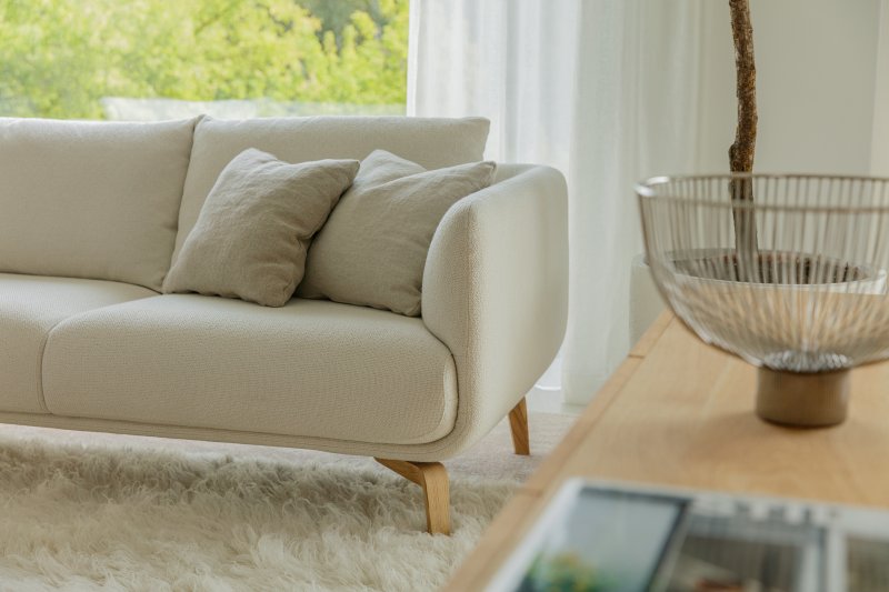 Table that sits clearance on couch