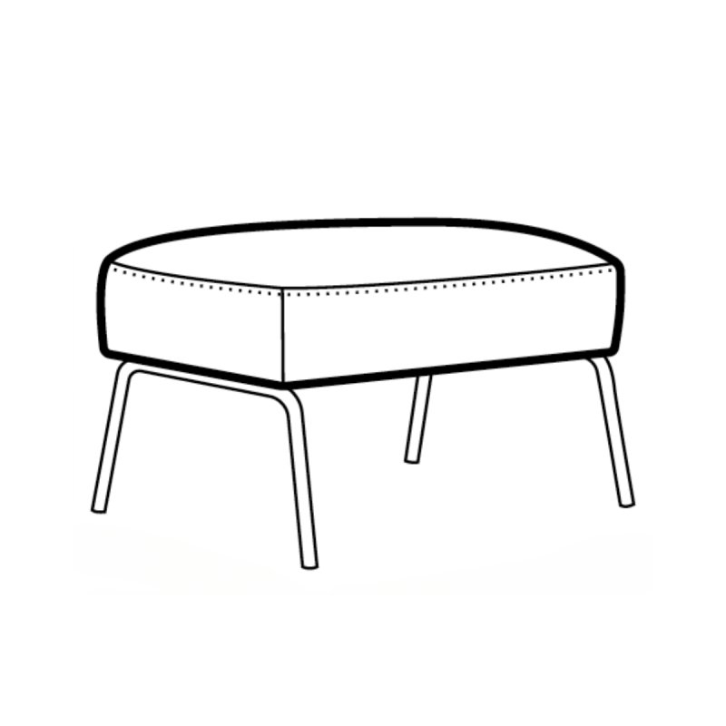 SITS Siri Footstool | Leather