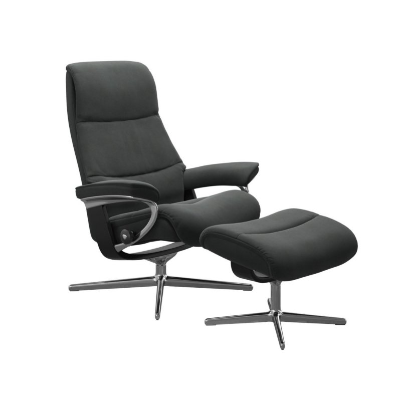 Stressless CLEARANCE | View Cross Recliner Chair and Footstool
