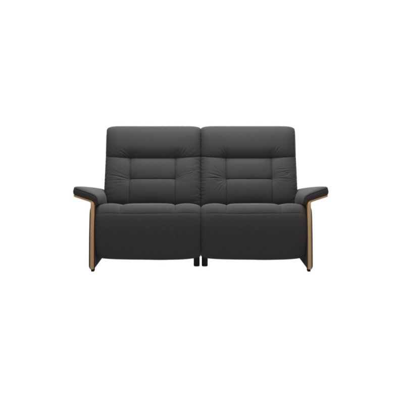 Stressless Mary Wood Recliner Sofa | Leather