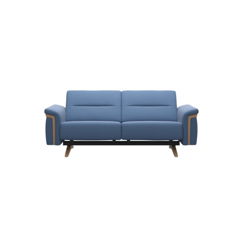 Stressless Stella Wood Recliner Sofa | Leather