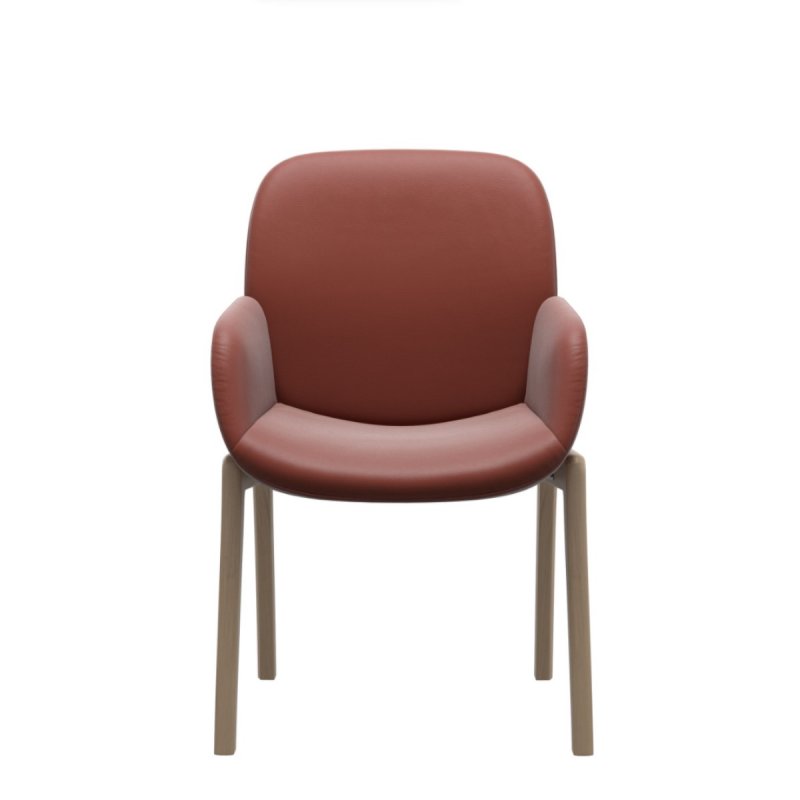 Stressless Bay Low Back Dining Armchair | D100 | Leather