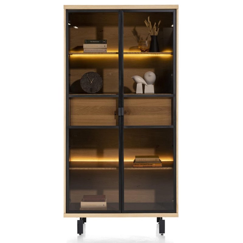 Habufa Ridgefield Glass Cabinet | Natural
