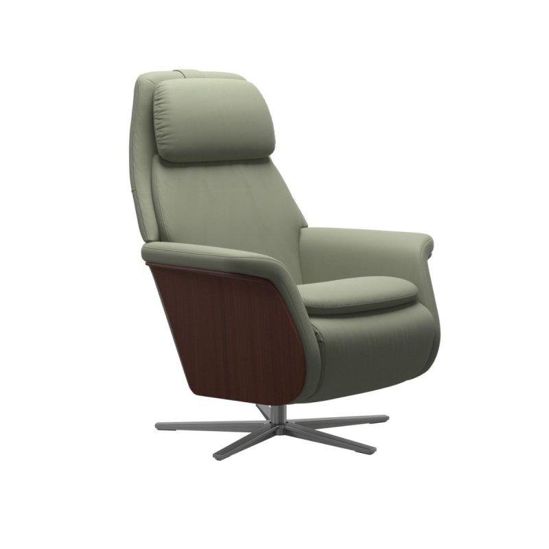 Stressless CLEARANCE | Sam Sirius Electric Recliner Chair | Shadow Green Leather