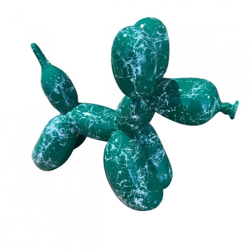 Complete Colour LAST CHANCE | Sculpture | Balloon Dog | Green Marble
