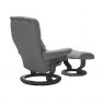 Stressless Quickship | Mayfair Classic Recliner Chair and Footstool | Leather