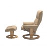 Stressless Quickship | Mayfair Classic Recliner Chair and Footstool | Leather