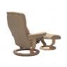 Stressless Quickship | Mayfair Classic Recliner Chair and Footstool | Leather