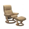 Stressless Quickship | Mayfair Classic Recliner Chair and Footstool | Leather