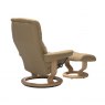 Stressless Quickship | Mayfair Classic Recliner Chair and Footstool | Leather