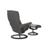 Stressless Quickship | Mayfair Signature Recliner Chair and Footstool | Leather