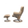 Stressless Quickship | Mayfair Signature Recliner Chair and Footstool | Leather
