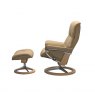 Stressless Quickship | Mayfair Signature Recliner Chair and Footstool | Leather
