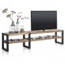 Habufa Brooklyn TV Rack | Oak Railway Brown