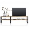 Habufa Brooklyn TV Rack | Oak Railway Brown