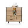 Habufa Brooklyn Highboard | Oak Railway Brown