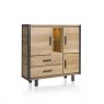 Habufa Brooklyn Highboard | Oak Railway Brown