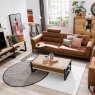 Habufa Brooklyn Highboard | Oak Railway Brown