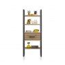 Habufa Brooklyn Bookcase | Oak Railway Brown