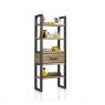 Habufa Brooklyn Bookcase | Oak Railway Brown