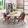 Habufa Brooklyn Bookcase | Oak Railway Brown