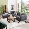 Habufa Brooklyn Bookcase | Oak Railway Brown