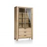 Habufa Canova Glass Cabinet | Oak Railway Brown