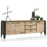 Habufa Livingston Sideboard | Oak Railway Brown