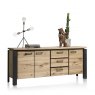 Habufa Livingston Sideboard | Oak Railway Brown