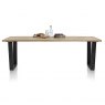 Habufa Livingston Dining Table | Oak Railway Brown