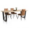 Habufa Livingston Dining Table | Oak Railway Brown