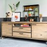 Habufa Metalo Sideboard | Oak Railway Brown