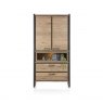 Habufa Metalo Cabinet | Oak Railway Brown