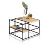 Habufa City Side Table | Oak Railway Brown