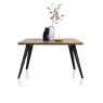 Habufa City Dining Table | Oak Railway Brown