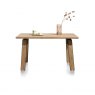 Habufa Tokyo Dining Table | Solid Burned Kikar Wood & Off Black Lacquer
